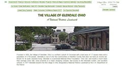 Desktop Screenshot of glendaleohio.org